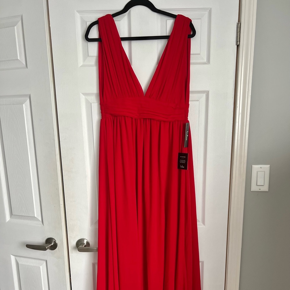 NWT Heavenly Hues Red Maxi Dress